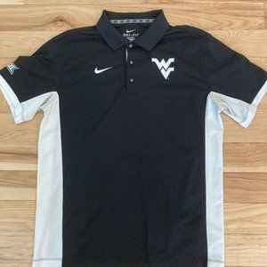 Nike WVU (West Virginia University) Dri-Fit Polo